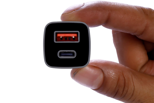 Car Charger Dual-Port Type-C and USB