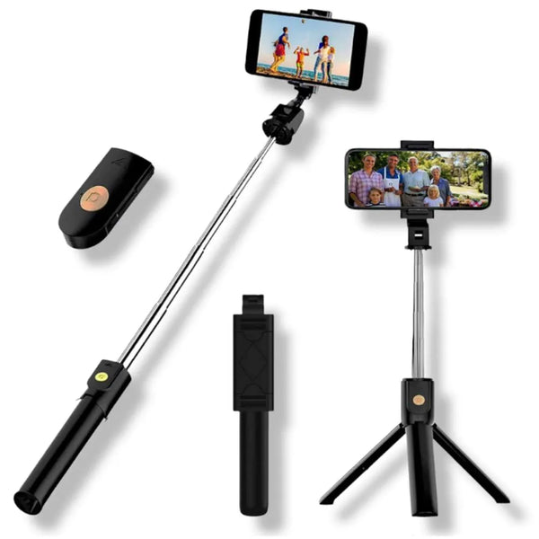 Selfie Stick Integrated Tripod
